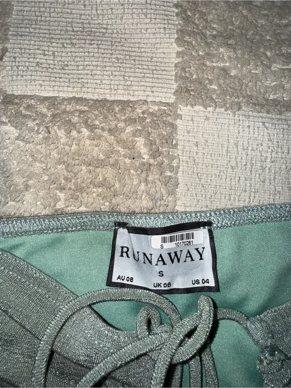 Runaway the Label Jodi Midi Dress in Sage size Small - Image 4