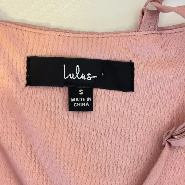 712 | Lulus Dusty Rose One Shoulder Satin Maxi Dress Formal Bridesmaid Size Small - Image 6