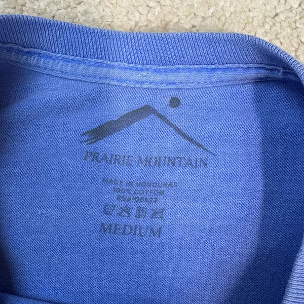 Prairie Mountain Lake Tahoe California Est 1844 Graphic LS T-Shirt Size M - Image 4