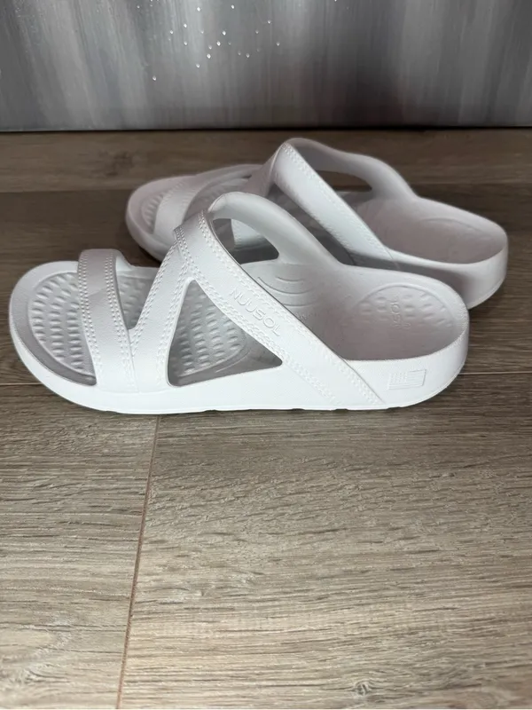 NuuSol Women’s Hailey Recovery Slide White Size 7 - Image 3