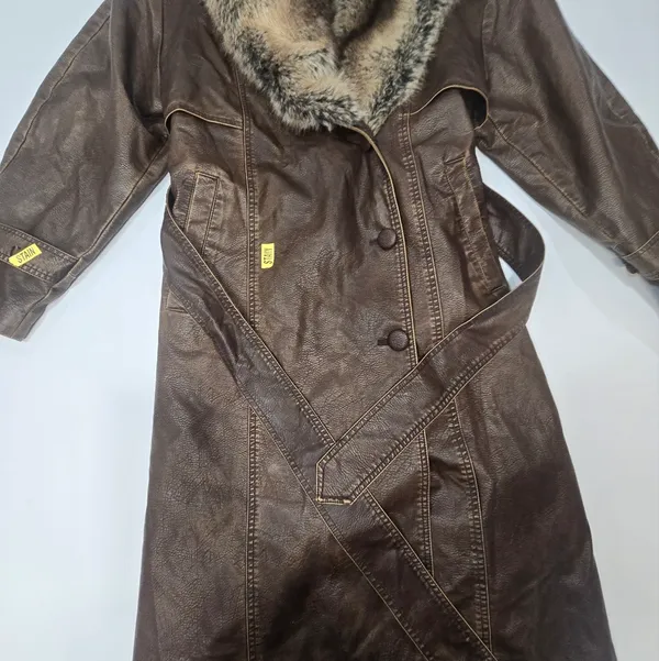 AFRM Saint Trench in Washed Brown Size XS - Image 5