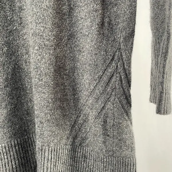 Anthropologie Sonoran Wool Alpaca Blend Cowl Neck Sweater Dress in Grey Size‎ S - Image 4