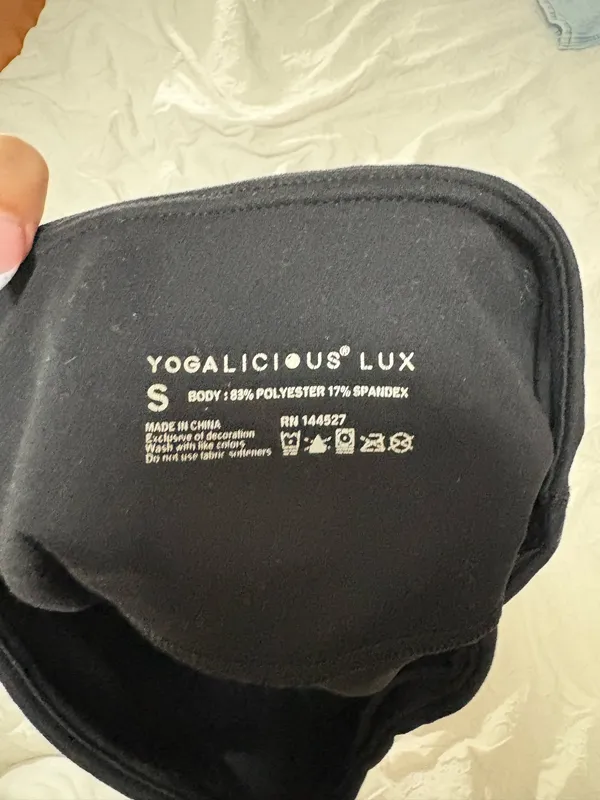 Yogalicious Lux Black Biker Shorts - Image 3