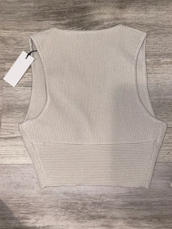 Babaton Sculpt Knit V Neck Tank - Image 2