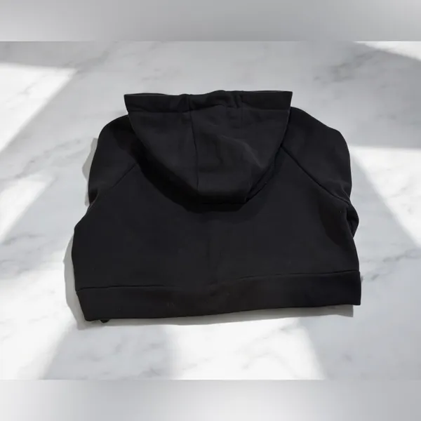 GYMSHARK Women’s Black Cropped Hoodie Size Medium - Image 3