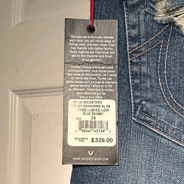 True Religion Embellished Skinny Jeans - Image 8