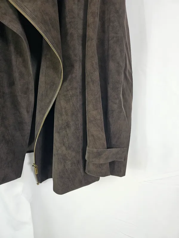 DISSH Oakland oversized jacket in chocolate size 6 - Image 6