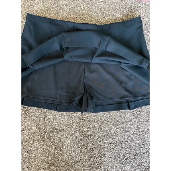 Abercrombie & Fitch Black Pleated Skort Size L Tennis Mini - Image 4