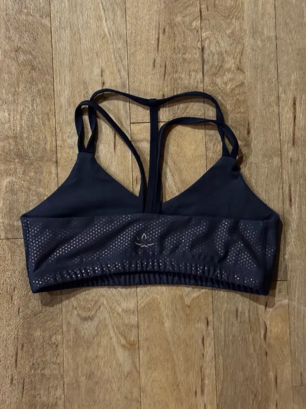 Beyond Yoga Twinkle Polka Dot Shimmer Sports Bra Size Medium - Image 2