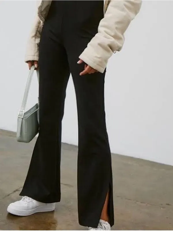Glassons Black High-Rise Flare Leggings - Image 4