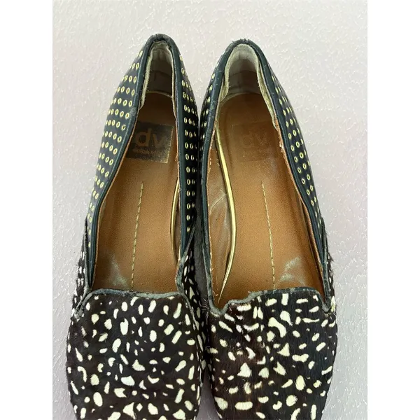 Dolce Vita Women's Loafers Size 8 Multicolor‎ Animal Print Polka Dot Flats - Image 4