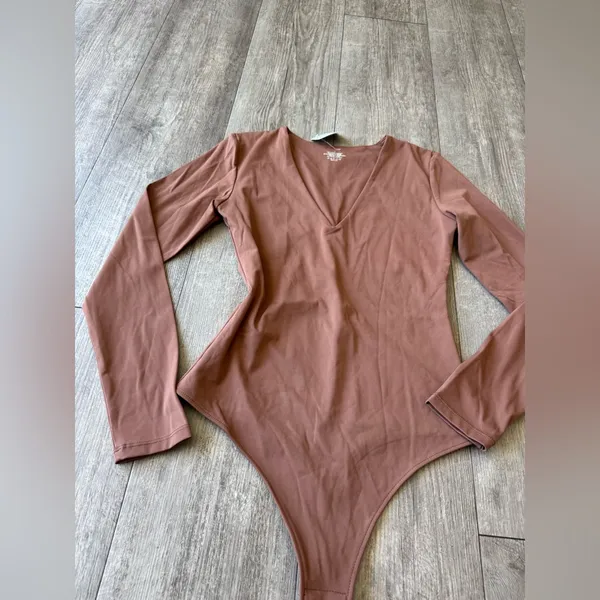 Amazon Brown Long Sleeve Bodysuit - Image 5