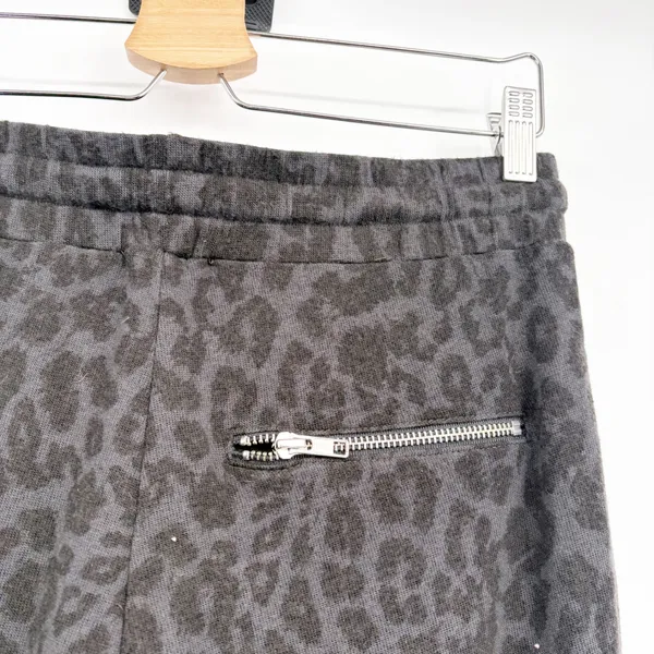 NWT LNA Womens Brushed Leopard Print Soft Cozy Sweatpants Jogger Pants Size S - Image 8