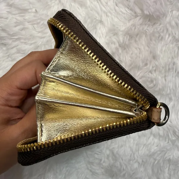 Michael Kors Brown Gold Wallet - Image 6