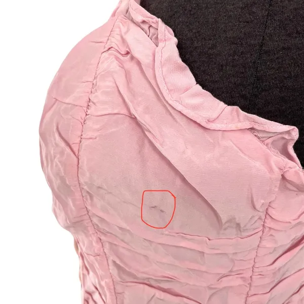 For Love & Lemons Palmetto Corset Cami Lace Up Tank Top Baby Pink Women’s Small - Image 6