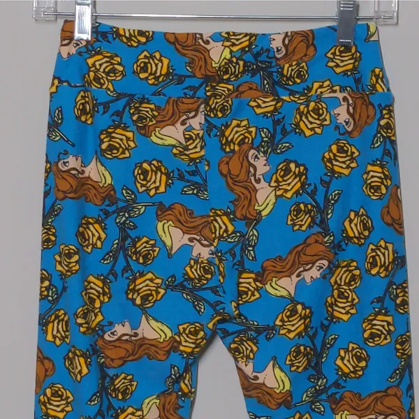 LuLaRoe Leggings in Beauty and the Beast Print – One Size - Image 6