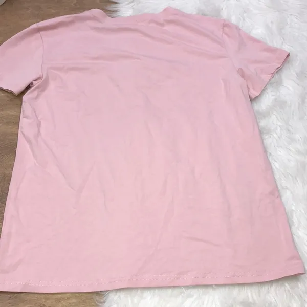 I said Yassss engagement fiancé pink medium Tshirt - Image 5