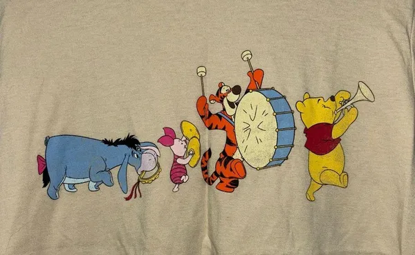 Disney Beige Winnie the Pooh Graphic T-Shirt - Image 2