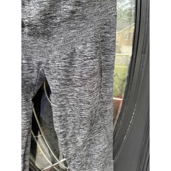 Momcozy Womens XL Gray‎ Space Dye Over the Belly Maternity Leggings Seamless - Image 5