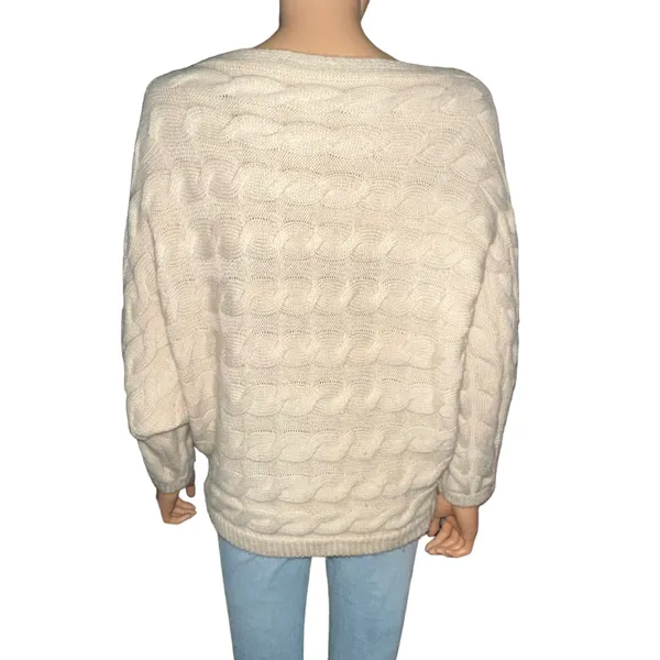 Military Hippie Bat Wing Sleeve Sweater - Image 6