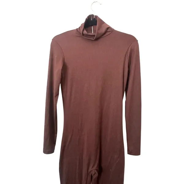 BUMPSUIT‎ The Penelope Mockneck Maternity Unitard Brown Medium NEW NWT - Image 3