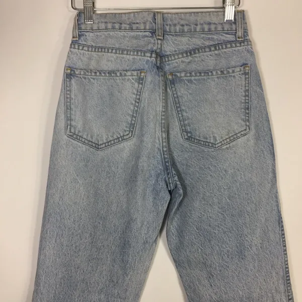 REVICE Light Blue High-Rise Straight Leg Jeans Size 26 - Image 8