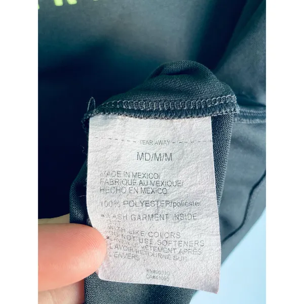Under Armour Top Medium Gray and Green - Image 3