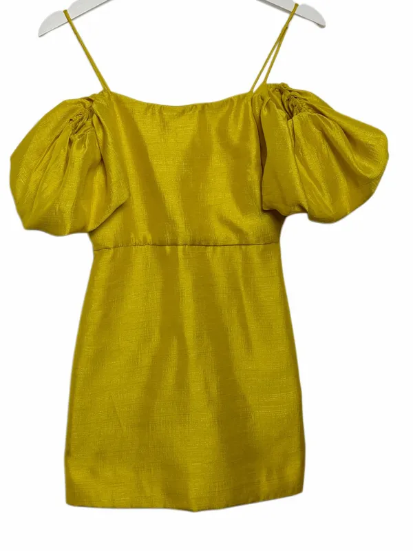 Anthropologie Let Me Be Slim Off The Shoulder Puff Sleeves Mini Dress - Image 4
