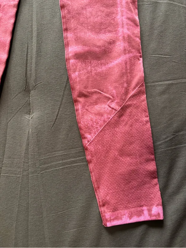 lululemon athletica Rose Pink Tie-Dye High-Rise Leggings - Image 4