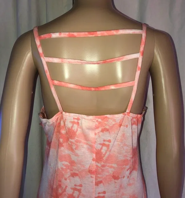 Miken ladder back tie dye beach dress - Image 4