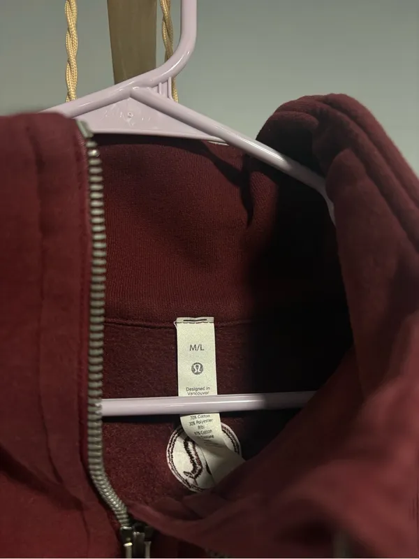 Lululemon maroon scuba - Image 3