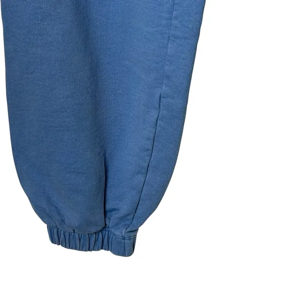 Sporty‎ & Rich Sweatpants Women Small Blue Logo Dip Dye Ombre Joggers Streetwear - Image 6