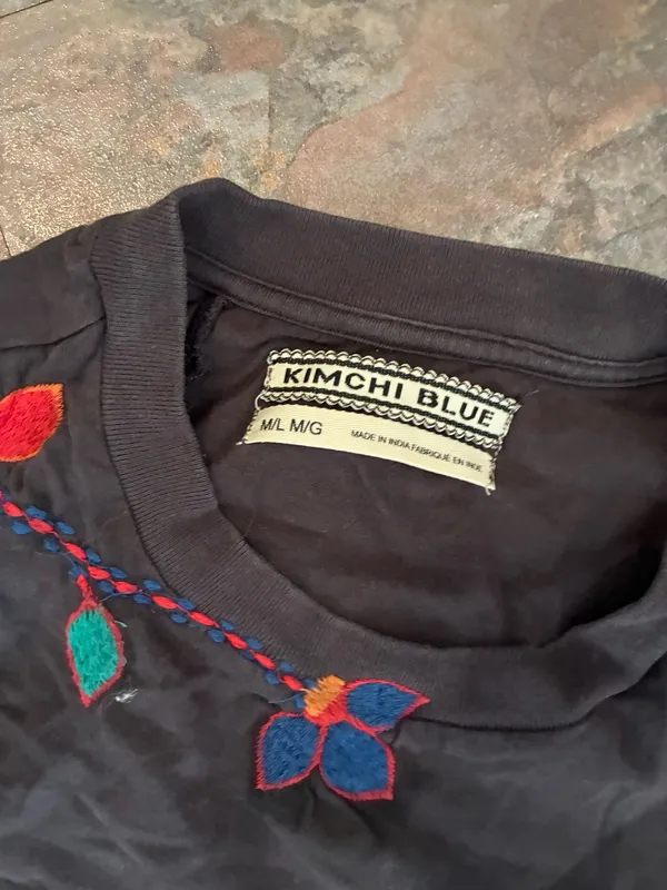 Kimchi Blue Urban Outfitters Embroidered T Shirt - Image 3
