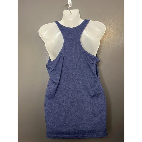 Source Unknown A Dream Is A Wish Your Heart Makes Tank Top Womens Medium Blue Racerback Graphic - Image 4