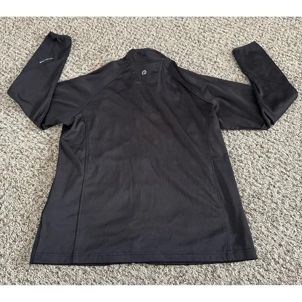 WonderWink Women's Black Athletic Full‎ Zip Jacket Size Medium - Image 6