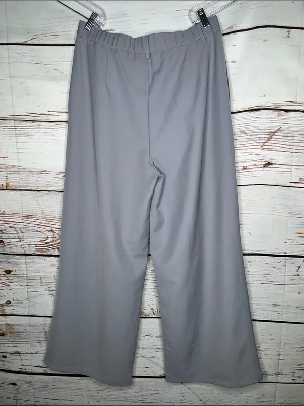 Halara NWT Size L Weathervane High-Waisted Work Wide Leg Pants w/ Pockets - Image 2