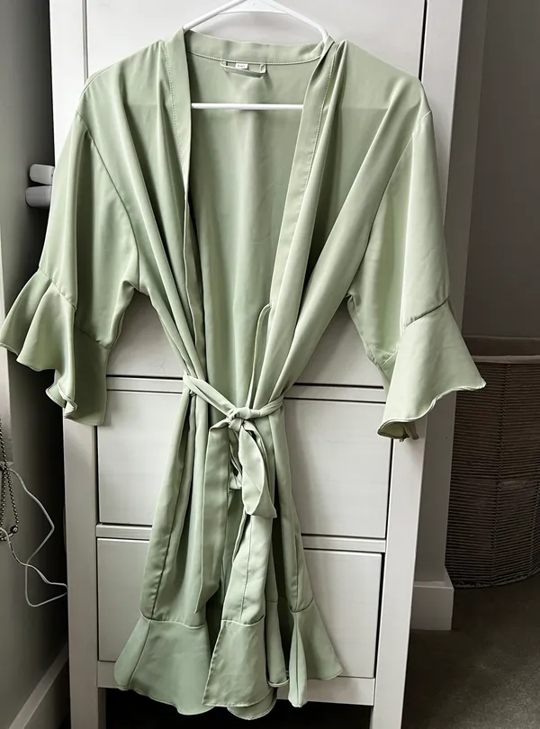 Bridal Robe Green - Image 2