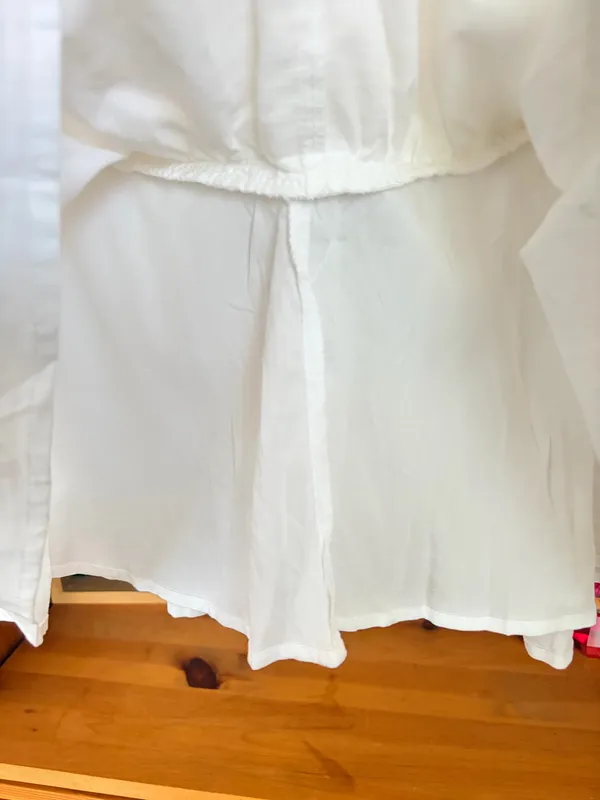 Peppermayo Linen Cotton Strapless Mini Dress Size 6 NWT Coastal chic Bachelorett - Image 7