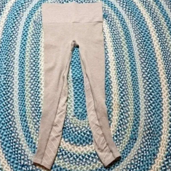 Blanqi Womens Belly Support Leggings Size Small Casual Comfort Maternity Gray - Image 3