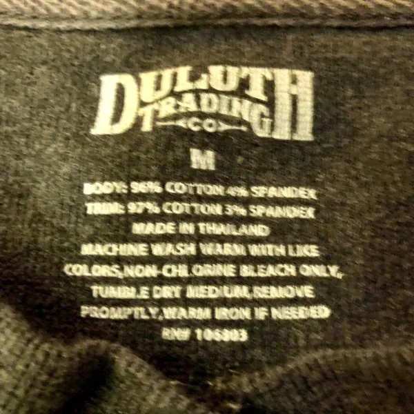 Duluth Trading Henley Womens M Used Gray 35052 - Image 7