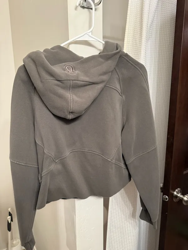 Lululemon Cropped Scuba Full-Zip Hoodie - Image 2
