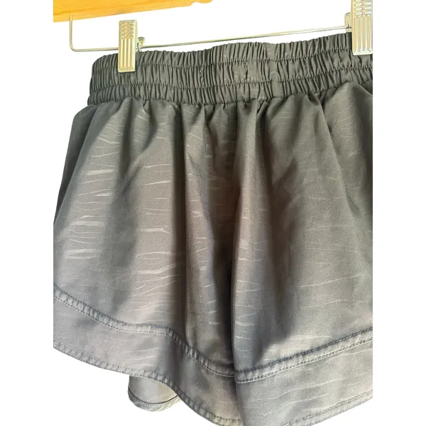 Savvi High Rise Running Shorts Black Lined Athletic Workout Women's Medium - Image 6