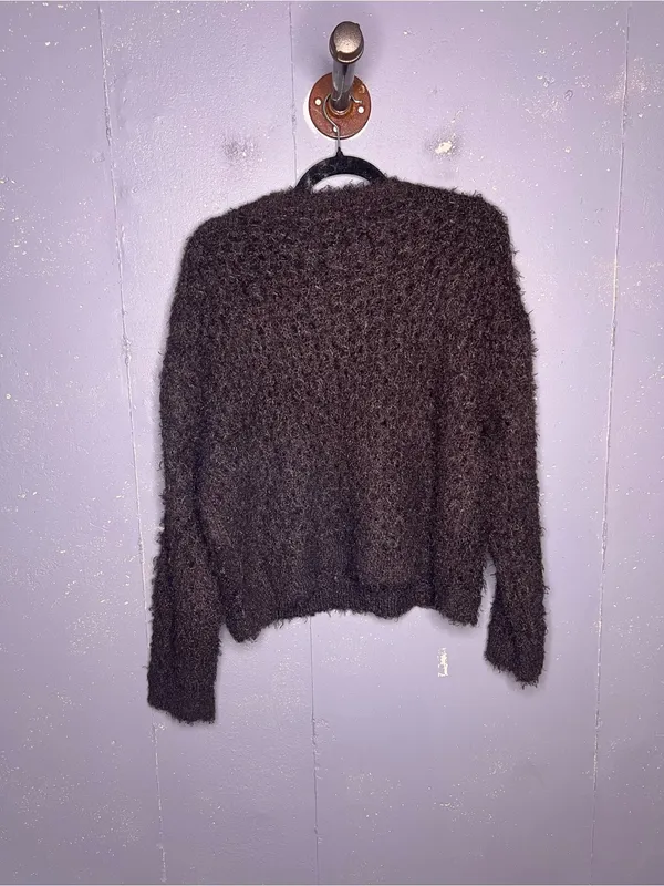 Nordstrom Rack Fuzzy Crewneck Women's Sweater - Medium - Image 4