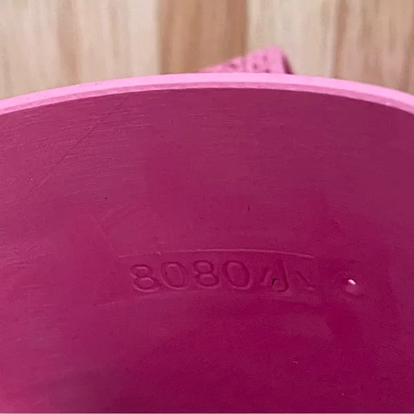 VERSACE Hot Pink Medusa Palazzo Pool Slides MISSING MEDUSA - Image 11