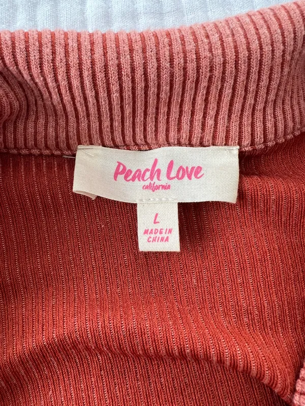 Peach Love Coral Colored Jacket - Image 2