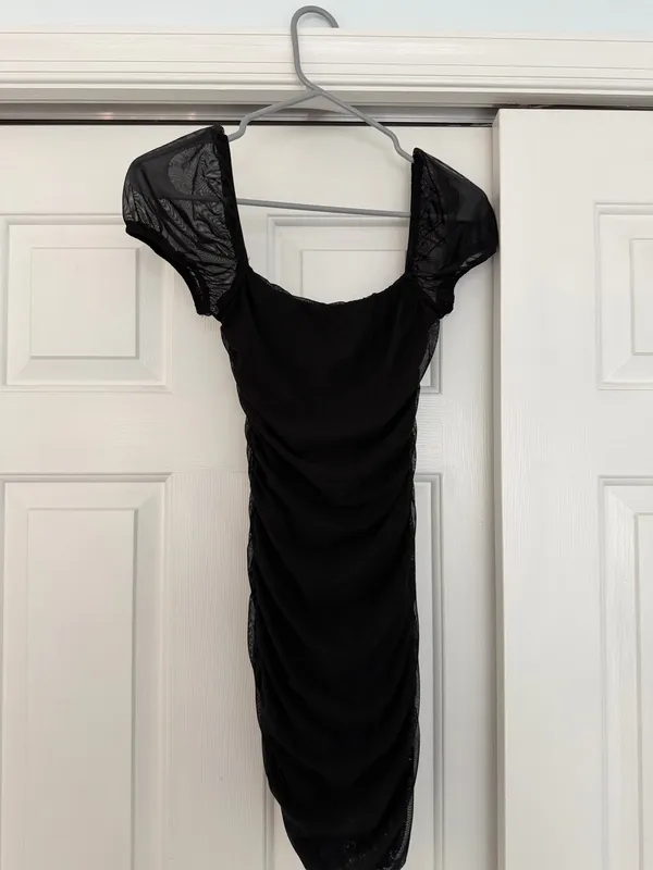 Black Princess Polly Mini Dress 2 - Image 2