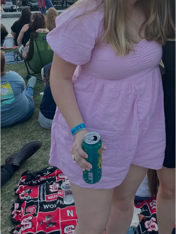 Abercrombie Pink Romper Tie Back Large - Image 4