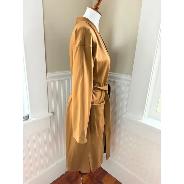 Eileen Fisher Flex Ponte Belted Jacket Cardigan Hazel Brown S - Image 10