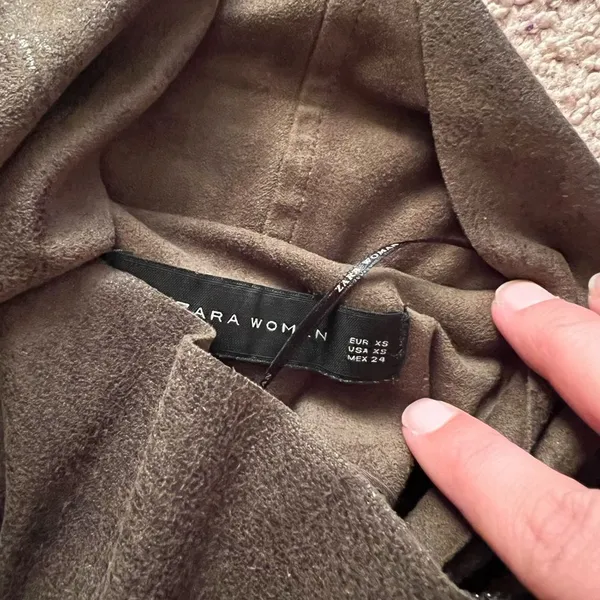 Zara xs asymmetrical‎ zip jacket - Image 7