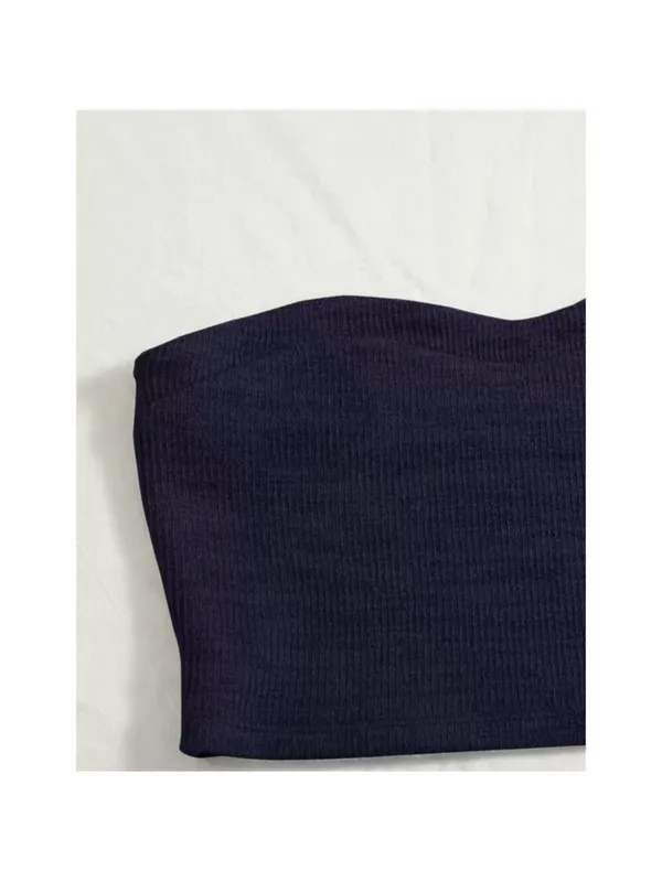 Strapless Set Women's Size Small Navy Blue - Image 3